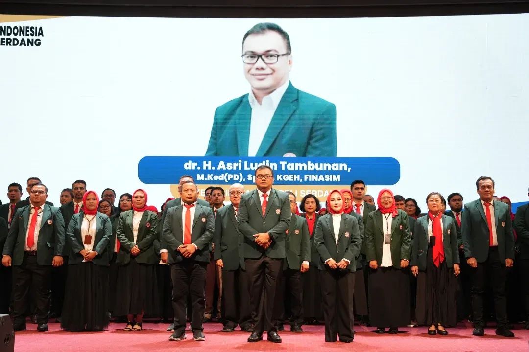 Pelantikan Pengurus IDI Cabang Deli Serdang Periode 2025-2028
