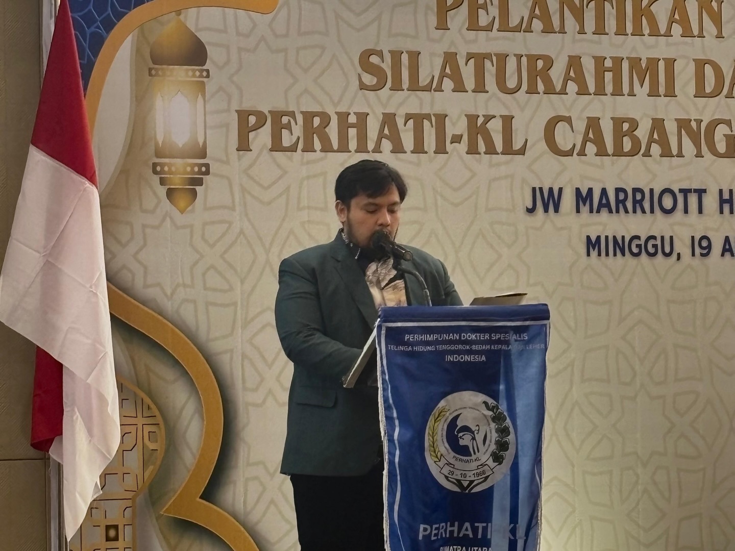 Pelantikan Ketua PERHATI-KL Cabang Sumatera Utara